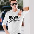 Raising Gentlemen Cute Long Sleeve T-Shirt T-Shirt Gifts for Him