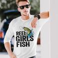 Reel Girl Fish Unisex Long Sleeve Gifts for Him