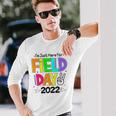 School Field Day Teacher Im Just Here For Field Day 2022 Peace Sign Long Sleeve T-Shirt T-Shirt Gifts for Him