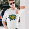 Super Papi Comic Book Superhero Spanish Dad Graphic Long Sleeve T-Shirt T-Shirt Gifts for Him