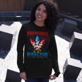 4Th Of July Fireworks Director I Run You Run Fourth July Long Sleeve T-Shirt Gifts for Her
