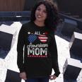 All American Mom 4Th Of July Women Mommy Long Sleeve T-Shirt Gifts for Her