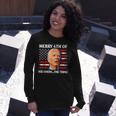 Biden Confused Merry Happy 4Th Of You Know The Thing Long Sleeve T-Shirt Gifts for Her