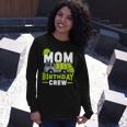 Birthday Party Mom Birthday Crew Garbage Truck Long Sleeve T-Shirt Gifts for Her