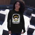 Black Free Mom Hugs Messy Bun Lgbt Pride Rainbow Long Sleeve T-Shirt T-Shirt Gifts for Her