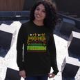 Celebrate Juneteenth Green Freedom African American Long Sleeve T-Shirt Gifts for Her