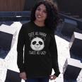 Cute As Panda Twice As Lazy Bear Lovers Activists Long Sleeve T-Shirt T-Shirt Gifts for Her