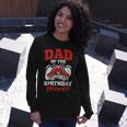 Dad Of Birthday Princess Roller Skating Derby Roller Skate Long Sleeve T-Shirt Gifts for Her