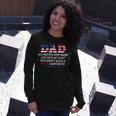 Dad Happy Fathers Day No Matter How Hard Life Gets At Least Long Sleeve T-Shirt T-Shirt Gifts for Her