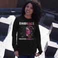 Embrace Neurodiversity Funny V4 Unisex Long Sleeve Gifts for Her