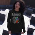 Embrace Neurodiversity Funny V5 Unisex Long Sleeve Gifts for Her