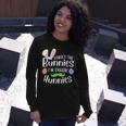 Forget The Bunnies Im Chasing Hunnies Funny Boys Easter Gift Unisex Long Sleeve Gifts for Her