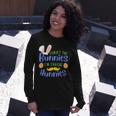 Forget The Bunnies Im Chasing Hunnies Funny Boys Easter Gift Unisex Long Sleeve Gifts for Her