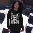 Forget The Bunnies Im Chasing Hunnies Funny Unisex Long Sleeve Gifts for Her