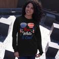 Fourth Of July 4Th July Red White And Blue Patriotic Long Sleeve T-Shirt Gifts for Her