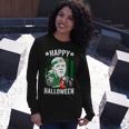 Funny Leprechaun Biden Happy Halloween For St Patricks Day Unisex Long Sleeve Gifts for Her