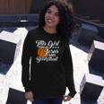 This Girl Runs On Jesus And Basketball Christian Long Sleeve T-Shirt T-Shirt Gifts for Her