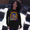 Human Lgbt Flag Gay Pride Month Transgender Rainbow Lesbian Long Sleeve T-Shirt T-Shirt Gifts for Her