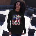 Just Here To Bang 4Th Of July American Flag Fourth Of July Long Sleeve T-Shirt T-Shirt Gifts for Her