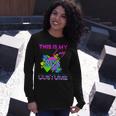 This Is My Lazy 80S Costume Rad Eighties Halloween Costume Long Sleeve T-Shirt Gifts for Her