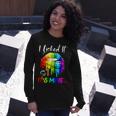 I Licked It So Its Mine Lesbian Gay Pride Lgbt Flag Long Sleeve T-Shirt T-Shirt Gifts for Her