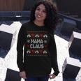 Mama Claus Christmas Ugly Sweater Unisex Long Sleeve Gifts for Her