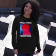 Mega King Usa Flag Proud Ultra Maga Trump 2024 Anti Biden Long Sleeve T-Shirt T-Shirt Gifts for Her