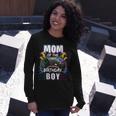 Mom Of The Birthday Boy Matching Video Gamer Birthday Party V3 Long Sleeve T-Shirt Gifts for Her