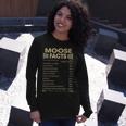 Moose Name Moose Facts Long Sleeve T-Shirt Gifts for Her