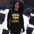 Papa Tee My Best Friend Is My Papa Tees Long Sleeve T-Shirt T-Shirt Gifts for Her