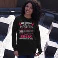 Pisces Girl And God Said Let There Be Pisces Girl Long Sleeve T-Shirt Gifts for Her