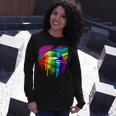 Rainbow Lips Lgbt Pride Month Rainbow Flag Long Sleeve T-Shirt Gifts for Her