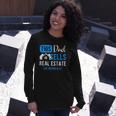 Real Estate Agent Dad Realtor Raglan Baseball Long Sleeve T-Shirt T-Shirt Gifts for Her