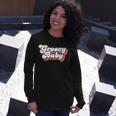Retro Seventies Style Groovy Baby 70S Fancy Dress Long Sleeve T-Shirt Gifts for Her