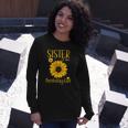 Sister Of The Birthday Girl Sunflower Matching Party Long Sleeve T-Shirt T-Shirt Gifts for Her