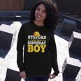 Stepdad Of The Birthday Boy Construction Hat Birthday Party Long Sleeve T-Shirt T-Shirt Gifts for Her