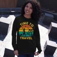 Time To Travel 807 Trending Shirt Unisex Long Sleeve Gifts for Her