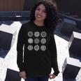 Tree Trunk Pattern Tree Forest Growth Rings Long Sleeve T-Shirt T-Shirt Gifts for Her