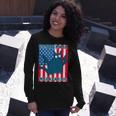 Ultra Maga Madafakas Cat American Flag Unisex Long Sleeve Gifts for Her