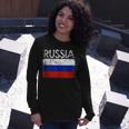 Vintage Russia Russian Flag Pride 500 Trending Shirt Unisex Long Sleeve Gifts for Her