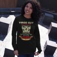 Virgo Guy I Have 3 Sides Virgo Guy Birthday Long Sleeve T-Shirt Gifts for Her