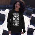 Weekend Forecast Camping With A Chance Active 24 Shirt Unisex Long Sleeve Gifts for Her