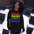 The World Has Bigger Problems Lgbt-Q Pride Gay Proud Ally Long Sleeve T-Shirt Gifts for Her