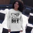 All American Boy 4Th Of July Boys Kids Sunglasses Family Unisex Long Sleeve Gifts for Her