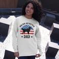 American Flag Golden Retriever Dad 4Th Of July V2V3 Long Sleeve T-Shirt Gifts for Her