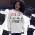 Bella Grandma Bella The Woman The Myth The Legend Long Sleeve T-Shirt Gifts for Her