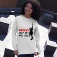 Black Cat Sayes Hey Cat Sayes Hey Unisex Long Sleeve Gifts for Her