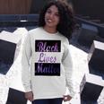 Black Lives Matter Minding My Black Owned Business Unisex Long Sleeve Gifts for Her