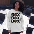 Box Box Box F1 Tyre Compound V2 Design Unisex Long Sleeve Gifts for Her