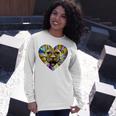 Colored Lion Heart Unisex Long Sleeve Gifts for Her